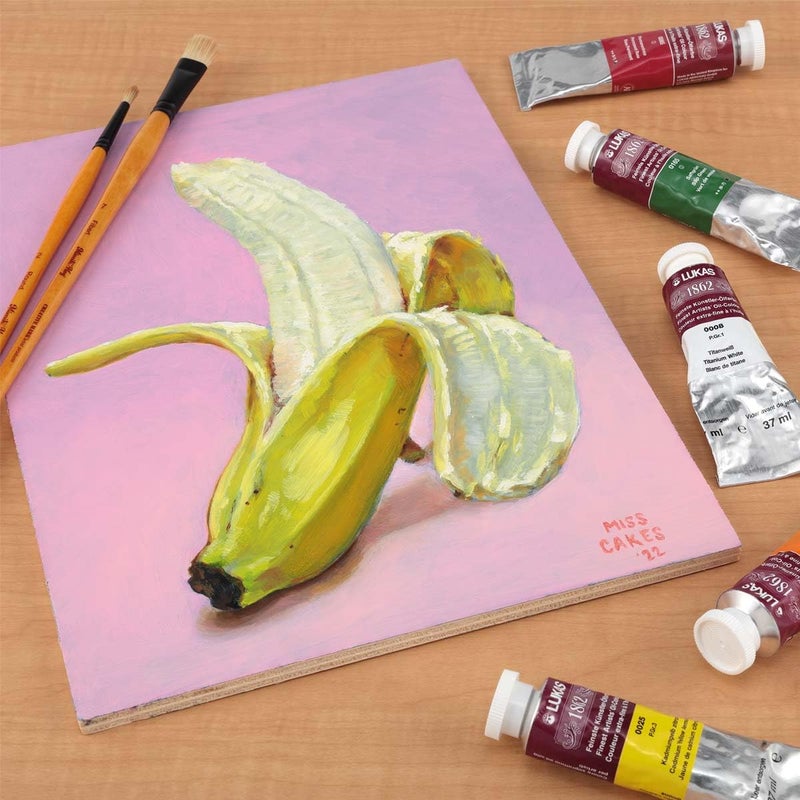 Lukas 1862 Professional German Oil Paint, Titanium White 37 mL - w/Beeswax & Non-Yellowing Sunflower Oil, Short Drying Time, Smooth, Outstanding Lightfastness - Image 2